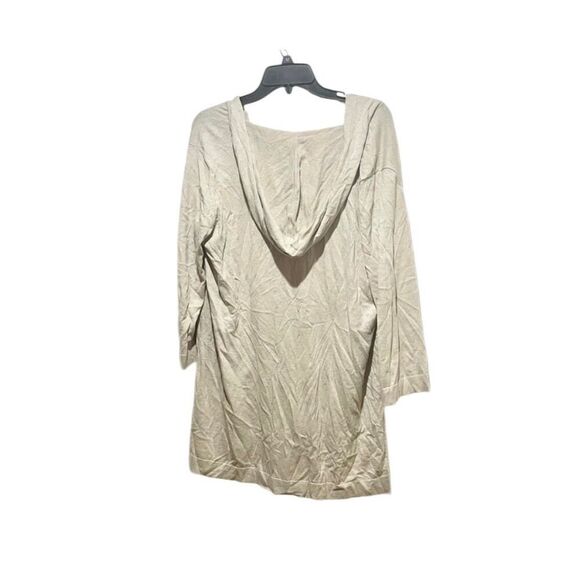 ✨Eileen Fisher Cotton & Cashmere Hooded Cream Sz Small Sweater✨ - Picture 4 of 9